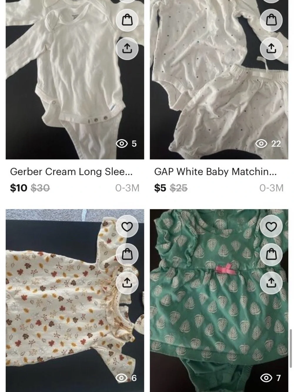 0-3 Month Large Bundle of Baby Girl Clothing
